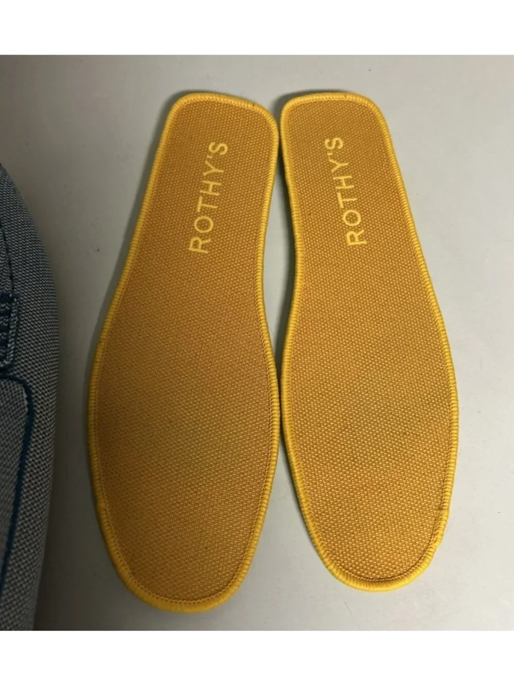 Rothy’s Men’s Size 10 Driving Loafers Knit Blue